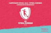 CAMPEONATO OFICIAL 2019 –FÚTBOL FEMENINO · 2019-09-04 · ASOCIACIÓN PARAGUAYA DE FÚTBOL Campeonato Fútbol Femenino 2019 / DR.CLODOMIRO MARECOS VILLAMAYOR FECHA 4 / Partido