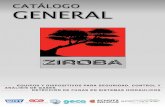 CATÁLOGO GENERAL - ZIROBA › descargas › Catalogo_Ziroba_2016.pdfMED para gases medicinales • Almacena hasta 500 mediciones, multilingüe, tiempo de respuesta de entre 6 –