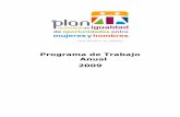 Programa de Trabajo Anual 2009 - granada.org€¦ · 4 1. PRESENTACIÓN El Pleno del Ayuntamiento de Granada en su sesión ordinaria celebrada el 31 de octubre de 2008, aprobó el