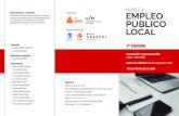 MÁSTER EMPLEO PÚBLICO · 2020-05-22 · PRESENTACIÓN El Máster en Empleo Público Local es un Título Propio de la Universidad Autónoma de Madrid que acredita una formación