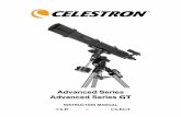 Advanced Series GT · 2012-04-25 · sessions to become familiar with your telescope, so you should keep this manual handy until you have fully mastered your telescope’s operation.