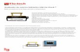Analizador de sistema hidráulico USB Flo-Check€¦ · como probador estacionario o portátil para diagnósticos de sistemas hidráulicos industriales y móviles, y análisis de