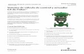 Boletín de Producto Sistema de válvula de control y … › documents › automation › product...Oferta de grandes dimensiones entre caras: El GX está disponible en versión ISA-S75.08.07