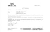 UPME · 13 221 1 Boletin de responsablesfiscales ... Presenta copta de certificado de inscripción expedido por la Cámara de Comercio el 05 de Diciembre de 2012, renovado el 14 de
