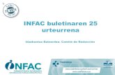 INFAC buletinaren 25 urteurrena · •Publicación del INFAC en Internet, a través de la página Web del CEVIME INFAC: un recorrido por su historia . ... avance terapéutico Prescrire: