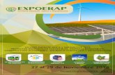 Brochure EXPO ERAP 2018 · 2020-05-10 · EXPO ENERGíA ARICA Y PARINACOTA 2018 PROYECTOS ENÉRGETICOS SOSTENIBLES, ENERGíAS RENOVABLES, CONSTRUCCIÓN SUSTENTABLE, EFICIENCIA ENERGÉTICA