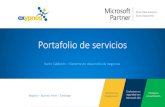 Portafolio de servicios - Exypnos Consultoria S.A.S · 2019-11-04 · Portafolio de servicios Karin Calderón – Gerente de desarrollo de negocios Bogotá – Buenos Aires -Santiago