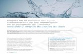 Mejora en la calidad del agua suministrada en los ...D+i/2013...RD 140/2003. Clasificaciones según su potencial cancerígeno por el Centro Internacional de Investigaciones sobre el