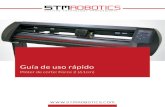 Force 2 - STM Robotics: Venta de Plotter de corte · 1.3 Ajuste y colocación de las navajas y de la porta navajas El ajuste de la navaja es esencial para el proceso de corte, ya
