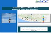 Resumen Meteorológico 2016³gico-2016.pdf · Resumen Meteorológico 2016 Resultados del Sistema Meteorológico del ICC Sistema Meteorológico del ICC Programa de Investigación en