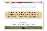 REGLAMENTO DE ORGANIZACIÓN Y FUNCIONES (ROF) · 2018-11-27 · ÁREA DE GESTIÓN INSTITUCIONAL UGEL HBBA 5 REGLAMENTO DE ORGANIZACIÓN Y FUNCIONES CAPITULO II BASE LEGAL Artículo