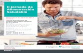 II Jornada de Alimentación Saludable · Alimentación Saludable Miércoles 5 de abril de 2017 18:30 h. Organiza: Dra. Cristina Maldonado Araque. Unidad de Salud y Bienestar. Endocrinología