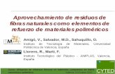 Aprovechamiento de residuos de fibras naturales como …personales.upv.es/~vamigo/Vicente/Presentacion Fibras... · 2010-03-13 · 2 Curso: Utilización de refuerzos fibrosos en materiales