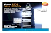 Webinar UHPLC Agilent 1290 Infinity · • Alarga el tiempo de vida de los sellos/ intervalos de mantenimiento (>150L) • Un solo sello para fase normal y reversa Capilares Multi-Capa