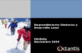 Emprendimiento Dinámico y Desarrollo Local Córdoba Noviembre 2009 › Archivos › Revista › File › 2hidalgo.pdf · 2013-08-23 · Noviembre 2009. Un poco de OCTANTIS. ESTAMOS