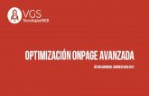 Optimización onpage avanzada - VGS tecnologías web · Meta SEO inspector Web Developer VÍCTOR GUERRERO. VGS TECNOLOGÍAS WEB. CONGRESO WEB 2017. WEB DEVELOPER Es una navaja suiza
