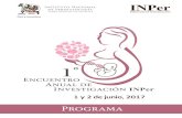 INPer · Instituto Nacional INPer de Perinatología Isidro Espinosa de los Reyes Dirección de Investigación Programa Encuentro Anual de Investigación INPer 1˚ miR-21 Regula la