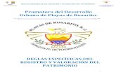 REGLAS ESPECÍFICAS DEL REGISTRO Y ... - Playas de Rosarito€¦ · Las Principales Reglas de Registro y Valoración del Patrimonio (Elementos Generales) fueron publicadas en el Diario