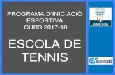 ESCOLA ESPORTIVA MPAL. SANT ANDREU DE LA BARCA CURS …esports.sabarca.cat/files/124-2142-document/INFO... · Jornades de portes obertes per potenciar el tennis i pàdel al nostre