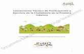 MaguaRED - Cultura y primera infancia en la red - Lineamiento … · 2018-11-03 · 2. Sentido de la participación y ejercicio de la ciudadanía en el desarrollo integral de la primera