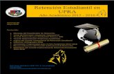 Retención Estudiantil en UPRAdocs.upra.edu › estudiantiles › pdf › retencion › Boletin...Cant. Estudiantes Dpto/Programa Académicos 4 Administración de Empresas 4 Enfermería