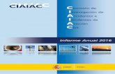 Informe Anual 2016 · 2019-10-19 · CIAIAC. Informe Anual 2016 3 2. resumen ejecutIvo Los datos consignados en este Informe Anual se basan en los accidentes e incidentes graves investigados