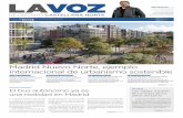 LAVOZ · LAVOZ entrevista p. 4 “el deporte de base cohesiona los barrios” José Luis vaquero director y entrenador del club deportivo las tablas Madrid Nuevo Norte, ejemplo internacional