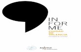 INFOR ME - Juventud Valencia · Fuente: Datos extraídos de la “Memoria 2016”, Concejalía de Juventud del Ayuntamiento de Valencia. CMJ (Año 2016) En un análisis de los datos