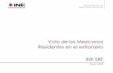 Voto de los Mexicanos INE-SRE › francia › images › pdf › Consul... · 2020-01-15 · expide en el extranjero, de manera permanente. Pueden participar ciudadanos con . credencial