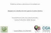 Problemas centrales y alternativas en la sociedad ruralrespaldo.amerac.org › ... › 2016 › 04 › ...22-Abril-2016-B.pdfCiudad de México, 22 de Abril 2016. ... •El cambio climático