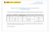 BOLETIN SEMANAL DE VACANTES 11/04/2018 - ceibcn › jdownloads › 11-04-18.pdf · BOLETIN SEMANAL DE VACANTES 11/04/2018 Los puestos están clasificados por categorías correspondientes