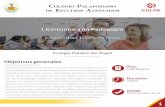 COLPA – Colegio Palafoxiano de Estudios Avanzados · 2018-12-20 · tos sistemas, niveles y campos especializados en la educación. Diseño Curricular y planeación de planes y