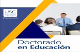 Doctorado en Educación · 2019-11-12 · DOCTORADO EN EDUCACIÓN Requisitos de admisión La admisión es el acto por el cual a un profesional se le concede ingreso a un programa
