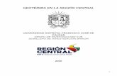 GEOTÉRMIA EN LA REGIÓN CENTRAL …RAP-E: Región Administrativa y de Planeación Especial SiO 2: Oxido de Silicio SGC: Servicio Geológico Colombiano SO 2: Dióxido de Azufre SOC: