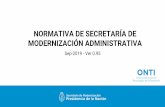 Presentación de PowerPoint - Argentina · 2019-11-04 · Act. Act. Gestión Documental Electrónica (GDE) Decreto 561/2016 - 07/04/2016 Sistema de gestión documental electrónica