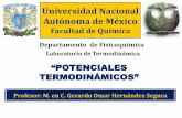 Universidad Nacional Autónoma de Méxicodepa.fquim.unam.mx/amyd/archivero/Presentaciondepotenci... · 2013-08-07 · Profesor: M. en C. Gerardo Omar Hernández Segura Departamento