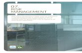 07. GESTIN DEL RISK RIESGO. MANAGEMENT · 2019-03-19 · The aim is to have a loan book that is as diversified as possible, both across borrowers and across sectors. An important