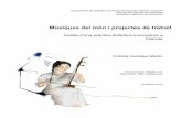 Músiques del món i projectes de treball - UAB Barcelona · 2014-07-24 · Departament de Didàctica de l’Expressió Musical, Plàstica i Corporal Facultat de Ciències de l’Educació.