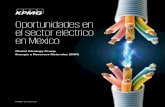 Oportunidades en el sector eléctrico en México...sector productivo nacional. La reforma establece una nueva organización industrial que, por una parte, le permita al sector productivo