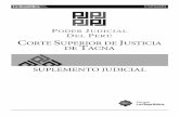 SUPLEMENTO JUDICIAL TACNA - Amazon S3 · Viernes, 12 de febrero del 2016 SUPLEMENTO JUDICIAL TACNA La República 3 TABLA DE VISTAS DE LA CAUSA NRO. DE EXPEDIENTE DEMANDANTE DEMANDADO
