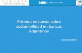 Primera encuesta sobre sostenibilidad en bancos argentinosawsassets.wwfar.panda.org › downloads › resumen_para_prensa_def__2_.pdfVida Silvestre Argentina realizaron la Primera