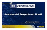 Avances del Proyecto en Brasil - I.I.R.S.AAvances del Proyecto en Brasil Djalma Lapuente da Rosa Gerente Corporativo de Negócios Internacional Exportación Por Envíos Postales 08