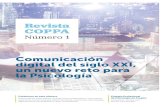 Revista COPPA · 2018-11-20 · Revista COPPA Número 1 Comunicación digital del siglo XXI, un nuevo reto para la Psicología Colaboran en este número Carlos Gutiérrez, Itxaso