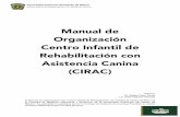 Manual de organización cirac - Veterinaria UAEMveterinaria.uaemex.mx/images/pdf/Manual_de_organizacion_cirac.pdf · 1. Brindar servicios de rehabilitación mediante la terapia asistida