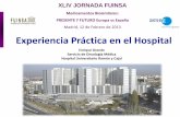 Madrid, 12 de Febrero de 2013 Experiencia Práctica en el Hospital · 2013-02-15 · INJ-11: Niveles de Hgb y ESA Weigang-Köhler K y cols. Onkologie 2009; 32: 168–74 12 11 10 9