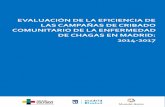EVALUACIÓN DE LA EFICIENCIA DE LAS CAMPAÑAS DE … › wp-content › ... · Eficiencia de las campañas de cribado comunitario de la enfermedad de Chagas en Madrid 2014-2017 ABREVIATURAS.