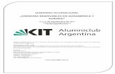 „ENERGÍAS RENOVABLES EN SUDAMÉRICA Y€¦ · estable de cooperación en América Latina. Descripción El Seminario del KIT‐Alumni Argentina “Energías Renovables en Sudamérica
