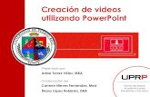 Creación de videos utilizando PowerPointnatsci.uprrp.edu › wp-content › uploads › 2020 › 05 › Taller-virtual-Crea… · video en slides Insertar video de su PC u otro dispositivo.