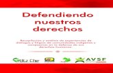 Defendiendo nuestros derechos - Association de solidarité … · El texto y la fotografía son de Alicia Roxana Mucú Choc, de la comunidad Mucbilha’ II, Chisec, Alta Verapaz,