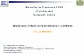 Biblioteca Virtual Iberoamericana y Caribeña “EL DORADO” · 2012-08-22 · Biblioteca Virtual Iberoamericana y Caribeña ... Es un servidor Web, que permite el alojamiento de